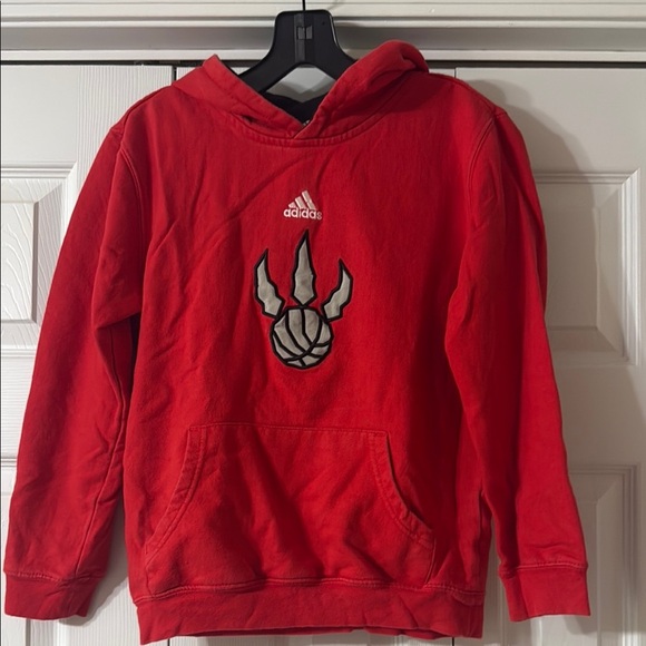 adidas Other - Adidas Red Toronto Raptors Hoodie Sweatshirt